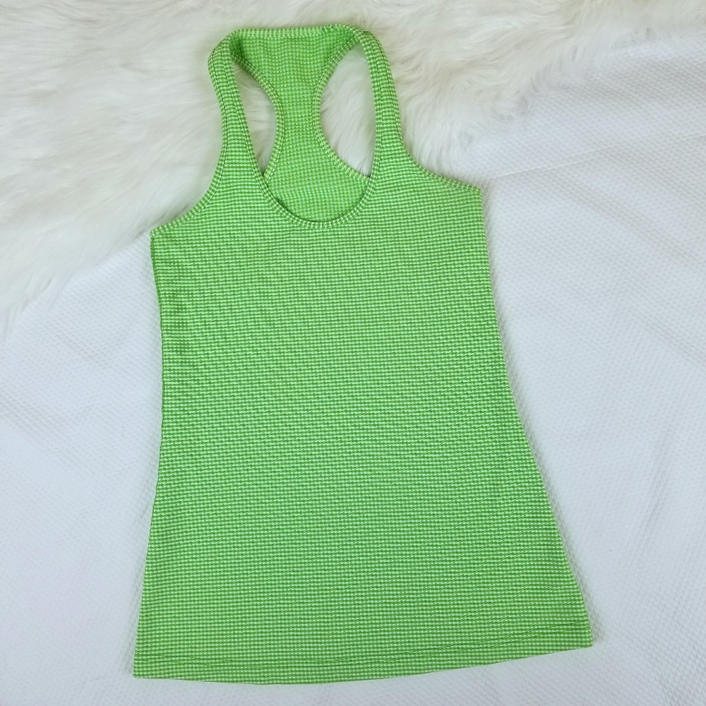 Lululemon | Cool Racer Back | Gingham Frond | 6